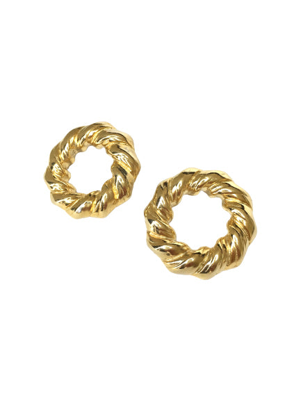 Gold Rope Earrings