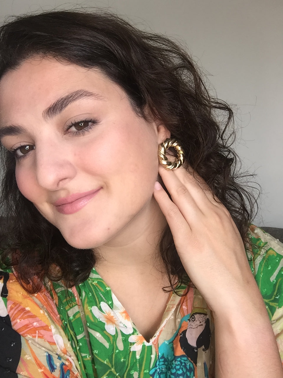 Gold Rope Earrings