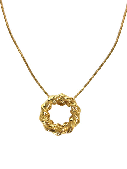 Gold Long Rope Necklace