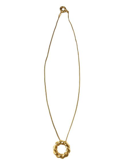 Gold Long Rope Necklace