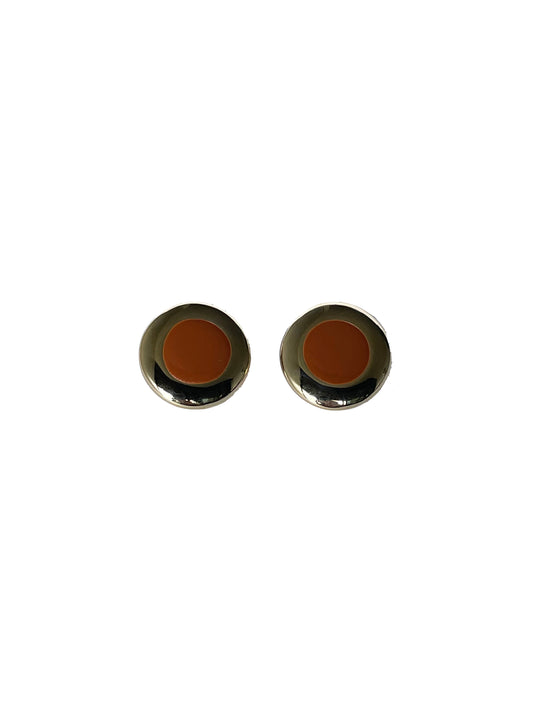 Chocolate and Gold Earrings