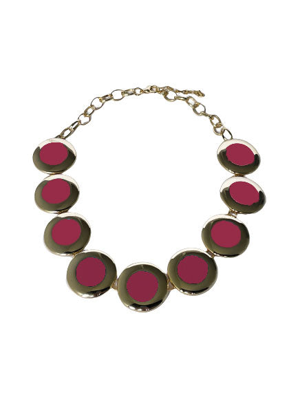 Pink and Gold Necklace